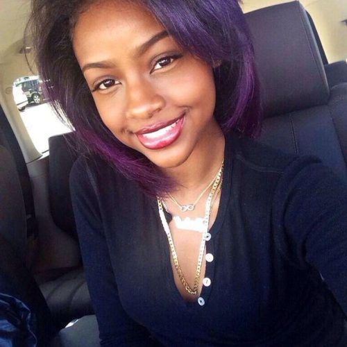 Purple And Black Short Hairstyles (Photo 14 of 20)