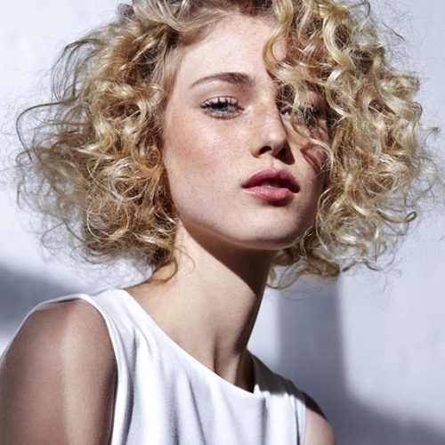 Ash Blonde Short Curls Hairstyles (Photo 16 of 20)