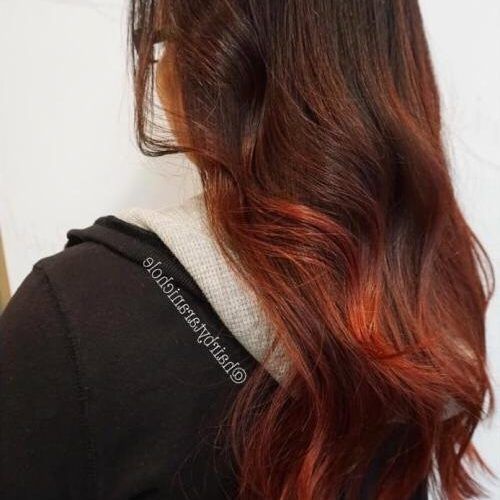 Long Hairstyles Red Ombre (Photo 9 of 15)