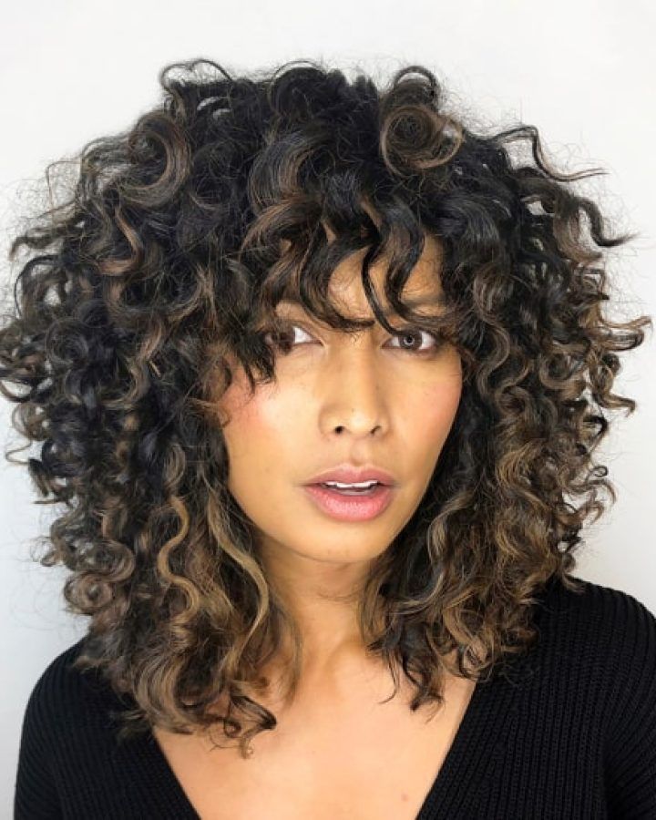 20 Best Layered Curly Medium Length Hairstyles