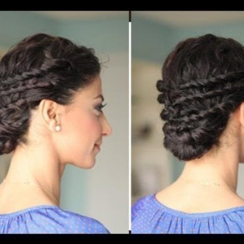 Casual Updos For Naturally Curly Hair (Photo 14 of 15)