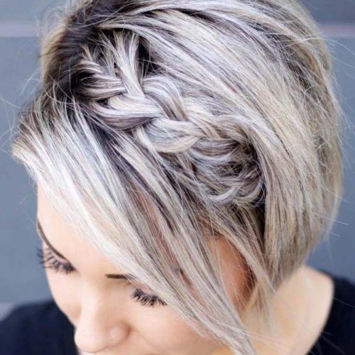 Pixie Bob Hairstyles With Braided Bang (Photo 4 of 20)