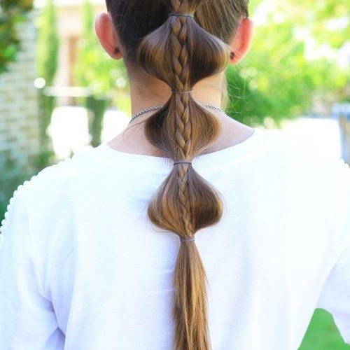 Lattice-Weave With High-Braided Ponytail (Photo 8 of 15)