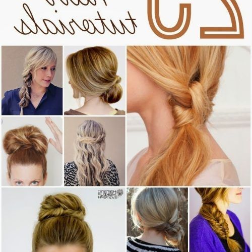 Easy Do It Yourself Updo Hairstyles For Medium Length Hair (Photo 6 of 15)