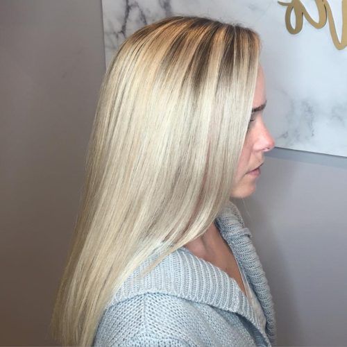 Root Fade Into Blonde Hairstyles (Photo 14 of 20)