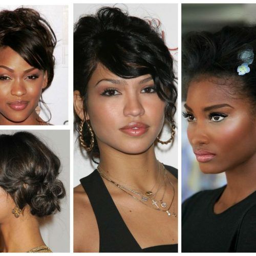 Short Black Hairstyles With Tousled Curls (Photo 9 of 20)