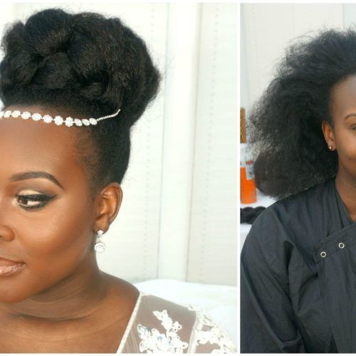 Natural Hair Updo Hairstyles For Weddings (Photo 2 of 15)