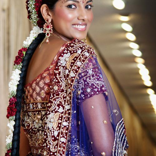 South Indian Tamil Bridal Wedding Hairstyles (Photo 12 of 15)