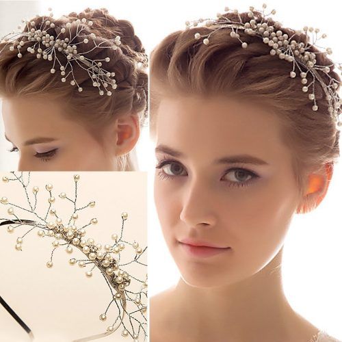 Wedding Hairstyles For Short Hair With Tiara (Photo 13 of 15)