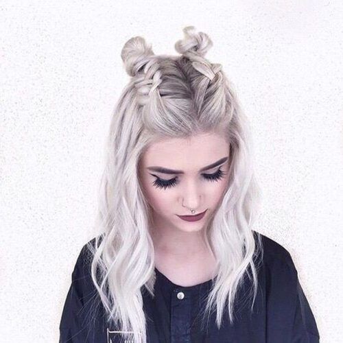 Braided Top Knot Hairstyles (Photo 14 of 20)