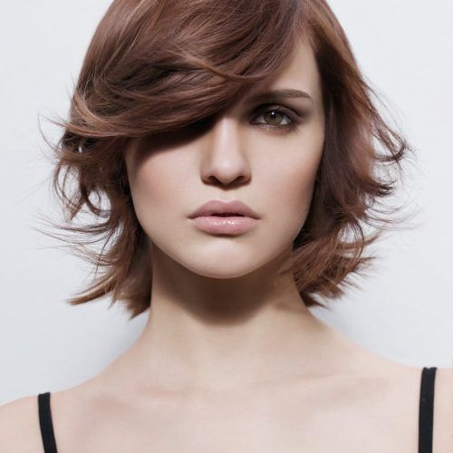 Wispy Layered Hairstyles In Spicy Color (Photo 17 of 20)