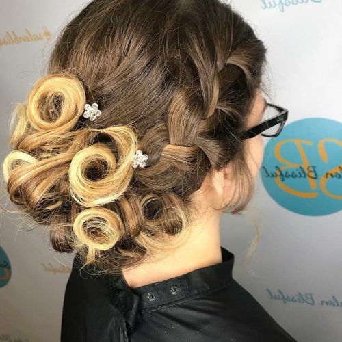Accent Braid Prom Updos (Photo 10 of 20)