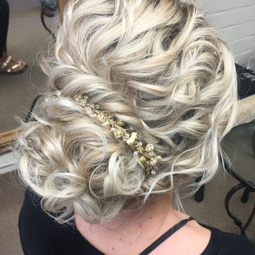 Airy Curly Updos For Wedding (Photo 6 of 20)