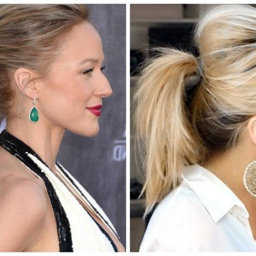 Stylish Low Pony Hairstyles With Bump (Photo 3 of 20)
