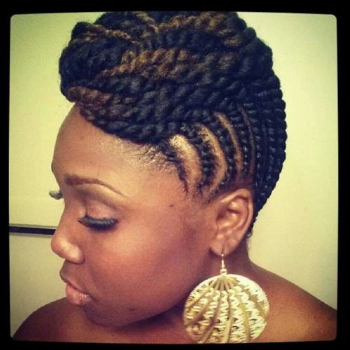 Braided Updo Hairstyles With Weave (Photo 13 of 15)