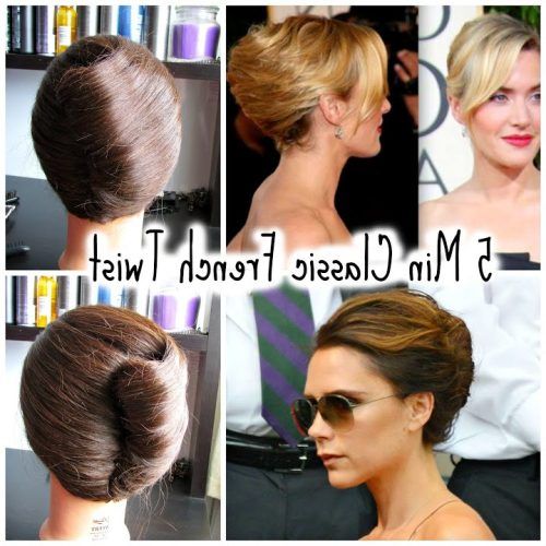 Classic French Twist Prom Hairstyles (Photo 5 of 20)