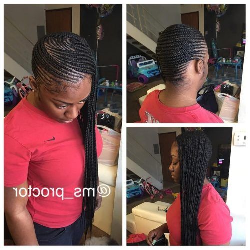 Cornrows Hairstyles To The Side (Photo 3 of 15)