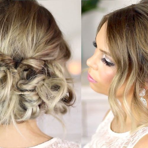 Curled-Up Messy Ponytail Hairstyles (Photo 11 of 20)
