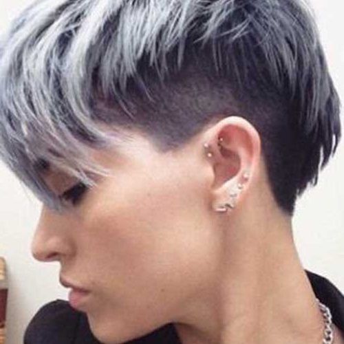 Gray Pixie Afro Hairstyles (Photo 4 of 20)