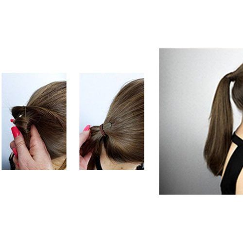 High Looped Ponytail Hairstyles With Hair Wrap (Photo 5 of 20)