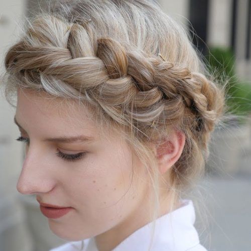 Lovely Crown Braid Hairstyles (Photo 17 of 20)