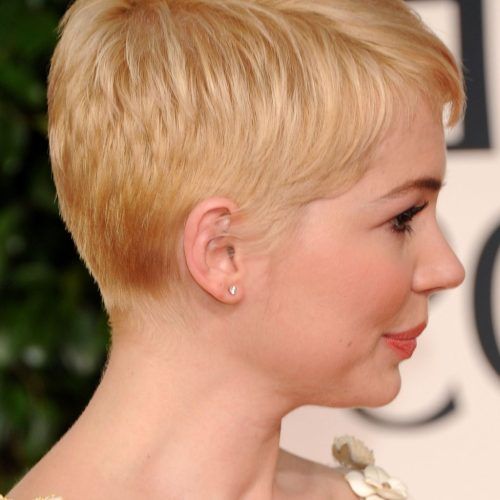 Michelle Williams Pixie Haircuts (Photo 13 of 20)