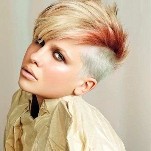 Mohawk Hairstyles With Length And Frosted Tips (Photo 11 of 20)