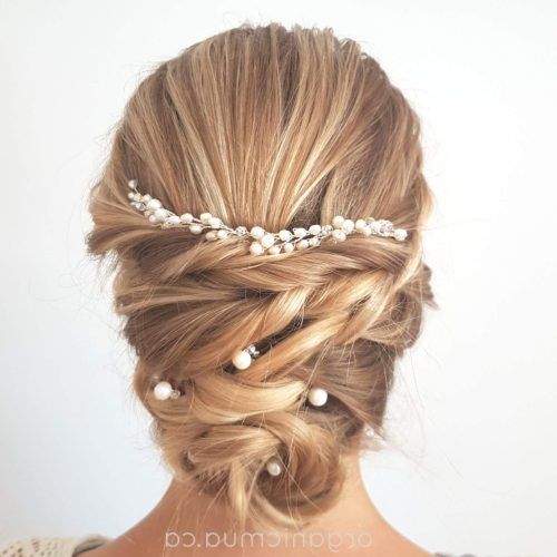 Pearl Bun Updo Hairstyles (Photo 12 of 20)