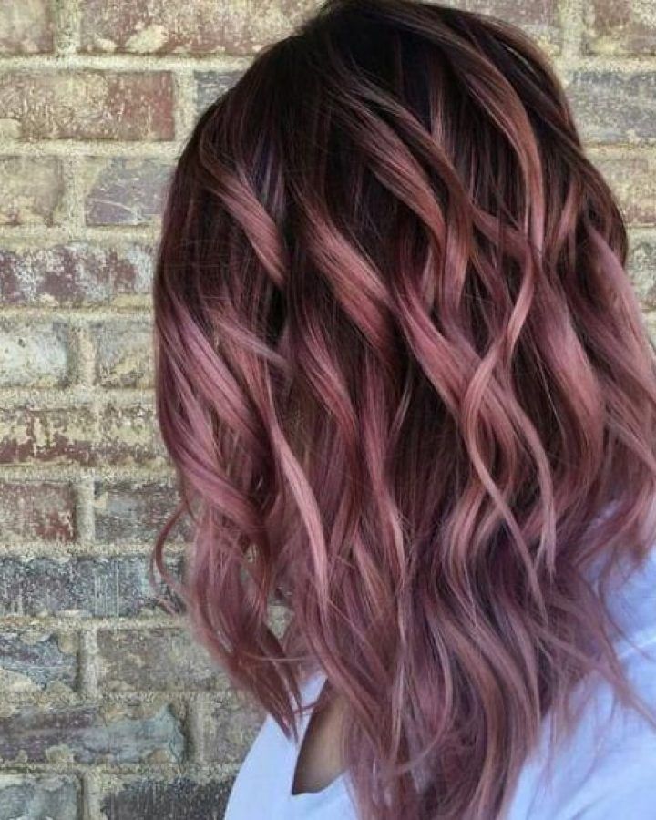 20 Best Collection of Raspberry Gold Sombre Haircuts