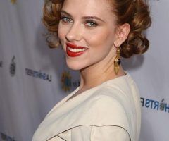 15 Photos Scarlett Johansson Asymmetrical Choppy Bob Hairstyles
