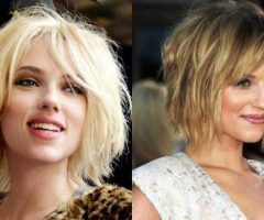 2024 Popular Shaggy Bob Hairstyles with Bangs