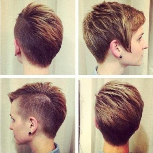 Part Shaved Short Hairstyles (Photo 11 of 20)