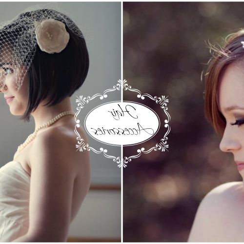 Short Wedding Hairstyles With Vintage Curls (Photo 16 of 20)