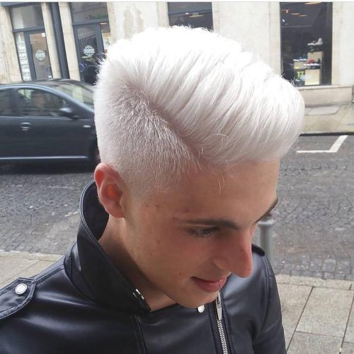 Silvery White Mohawk Hairstyles (Photo 10 of 20)