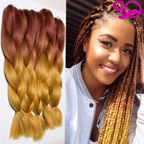 Two-Tone Twists Hairstyles With Beads (Photo 10 of 20)