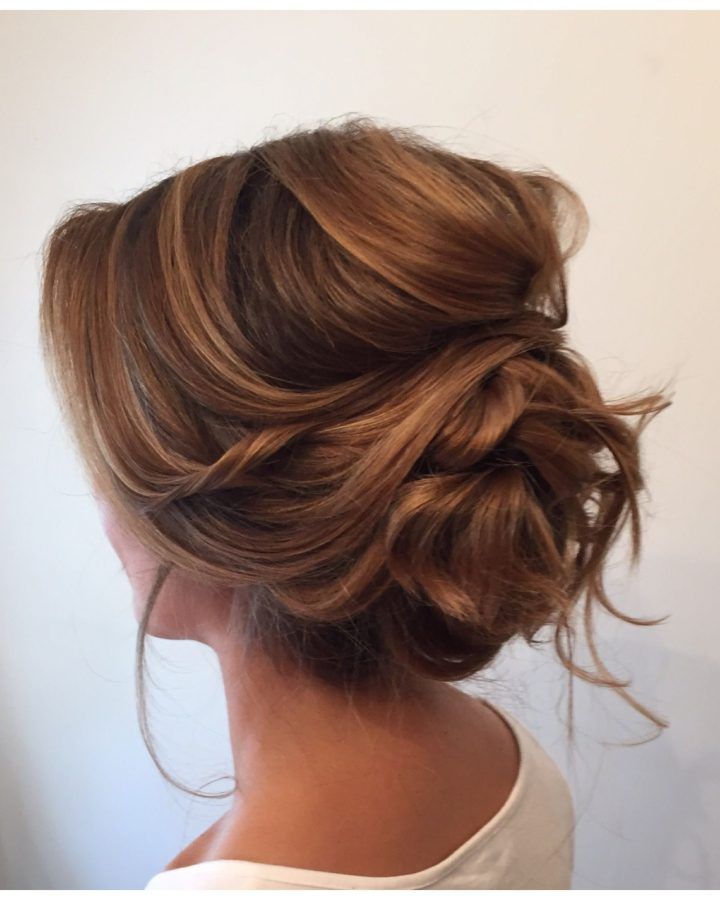 20 Ideas of Voluminous Chignon Wedding Hairstyles with Twists