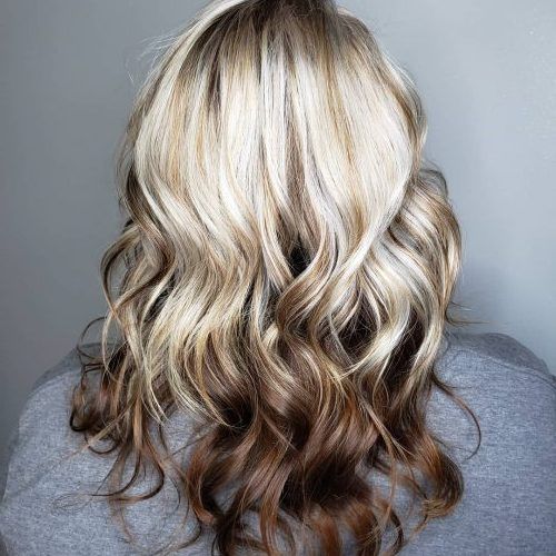 Waves Haircuts With Blonde Ombre (Photo 15 of 20)