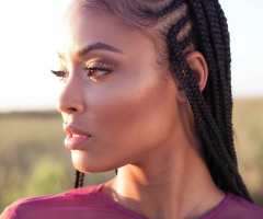 15 Best Collection of Wavy Straight-back Braids