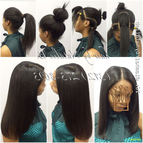 Weave Ponytail Hairstyles (Photo 7 of 20)