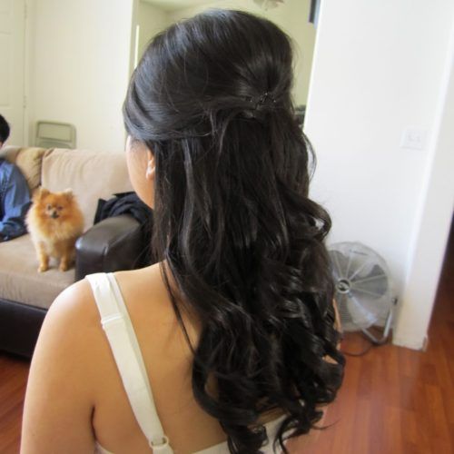 Wedding Hairstyles For Down Straight Hair (Photo 2 of 15)