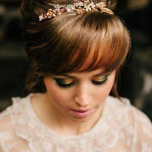 Wedding Hairstyles With Bangs (Photo 12 of 15)