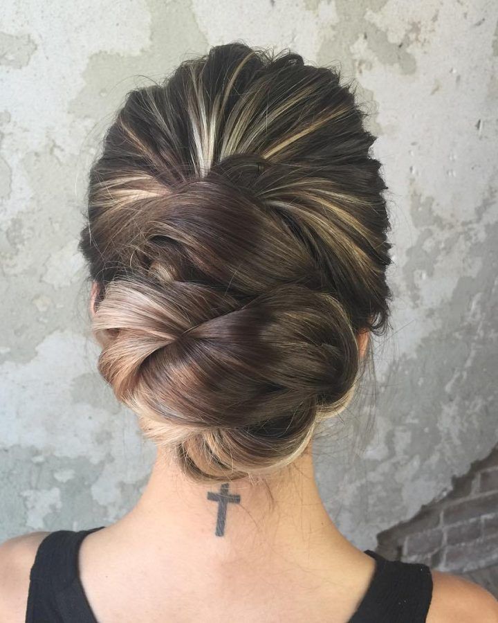 20 Best Collection of Sculpted Orchid Bun Prom Hairstyles