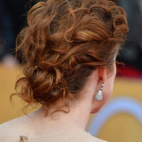Side Bun Prom Hairstyles With Black Feathers (Photo 18 of 20)