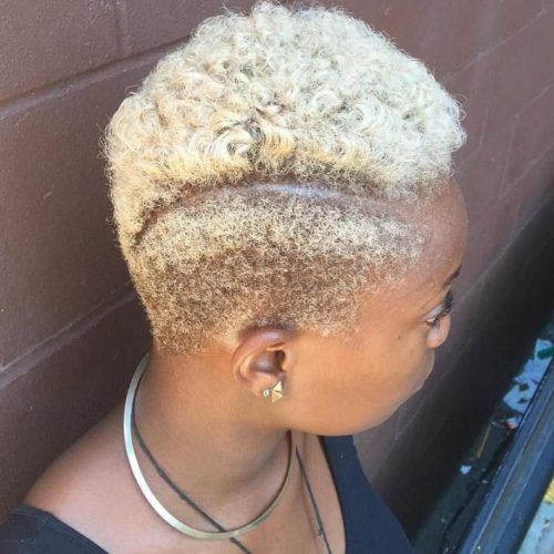 Two-Tone Undercuts For Natural Hair (Photo 2 of 20)