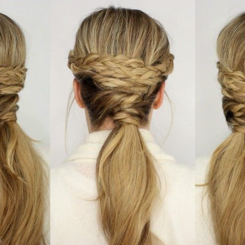 Tangled And Twisted Ponytail Hairstyles (Photo 3 of 20)