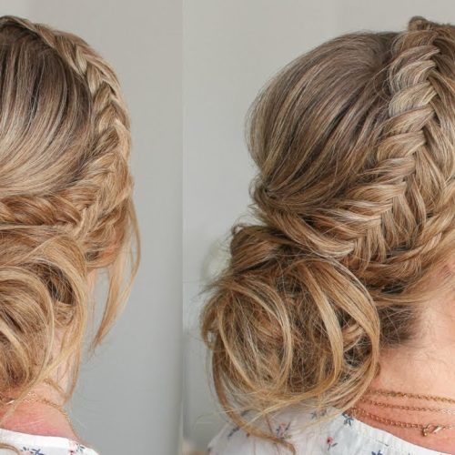 Formal Dutch Fishtail Prom Updos (Photo 5 of 20)