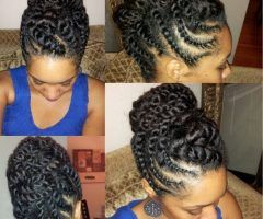 2024 Latest African American Flat Twist Updo Hairstyles