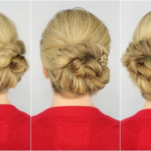 Twisted Bun Updo Hairstyles (Photo 1 of 15)