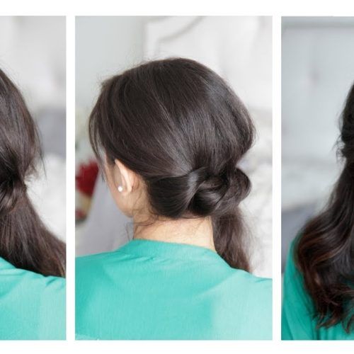 Fancy Updo With A Side Ponytails (Photo 3 of 20)