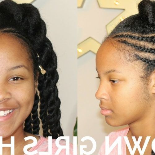 Cornrows Hairstyles For Natural Hair (Photo 4 of 15)